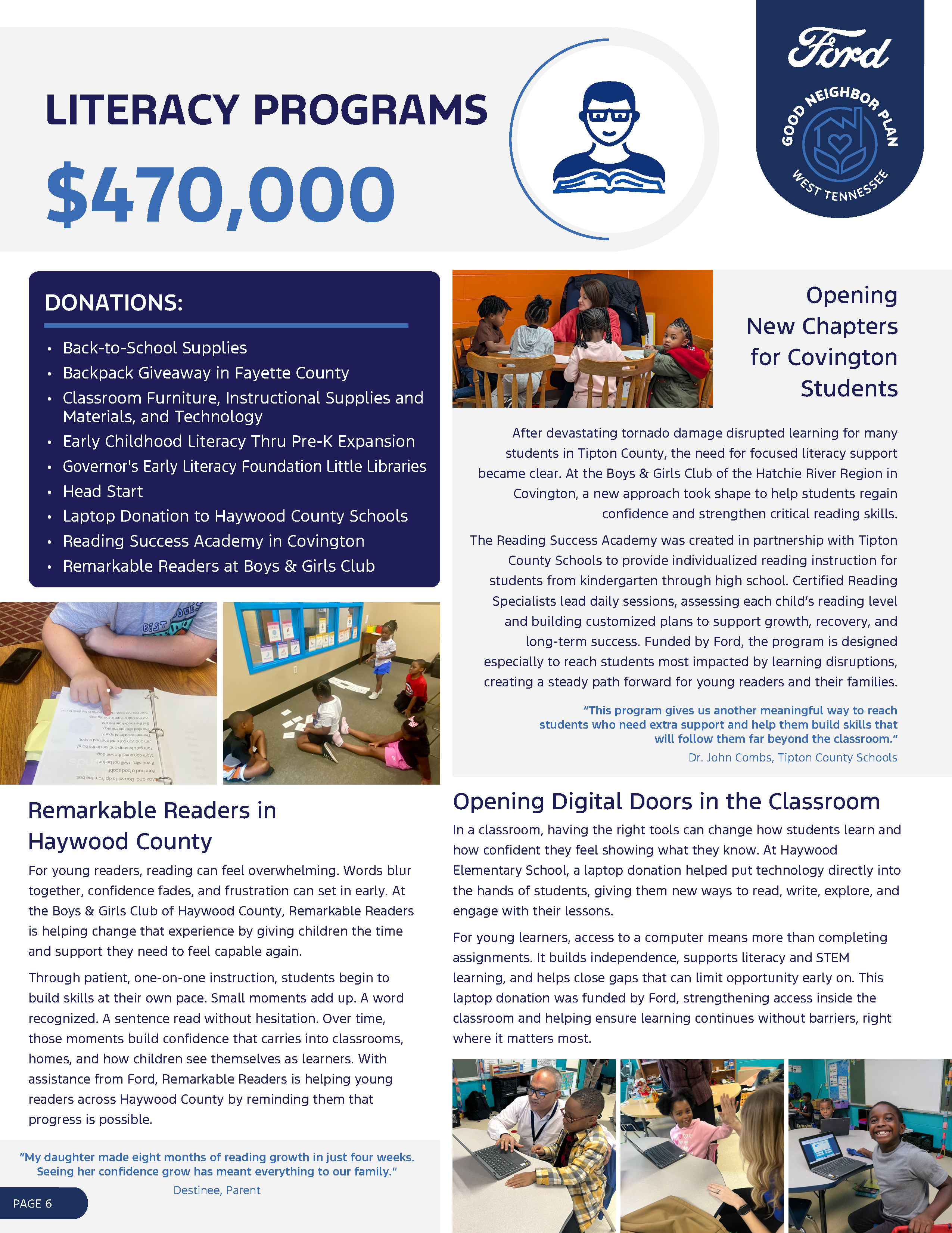 Good Neighbor Plan Progress Report Page 7